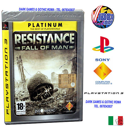 Resistance fall man ps3 - resistance,